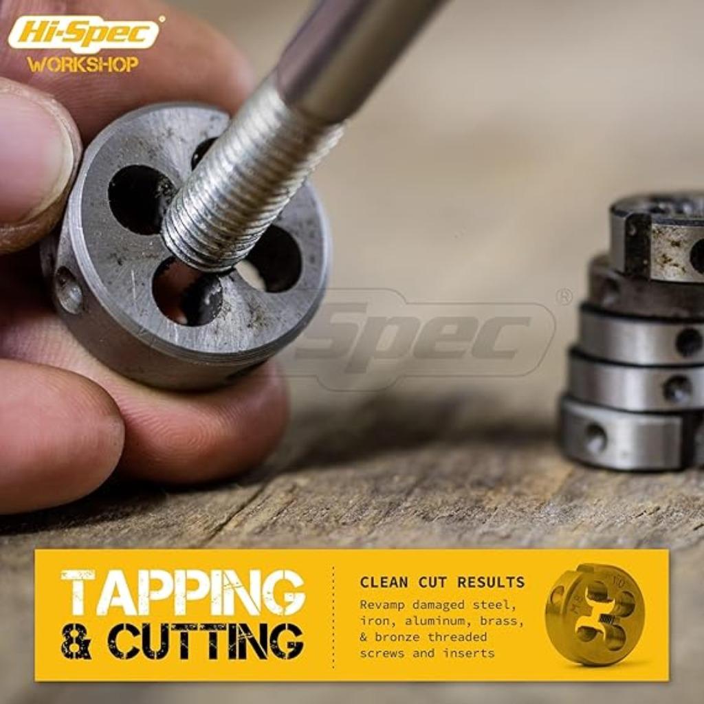 Ensemble de tarauds et de matrices Hi-Spec LIVRAISON RAPIDE, Envoi, Neuf