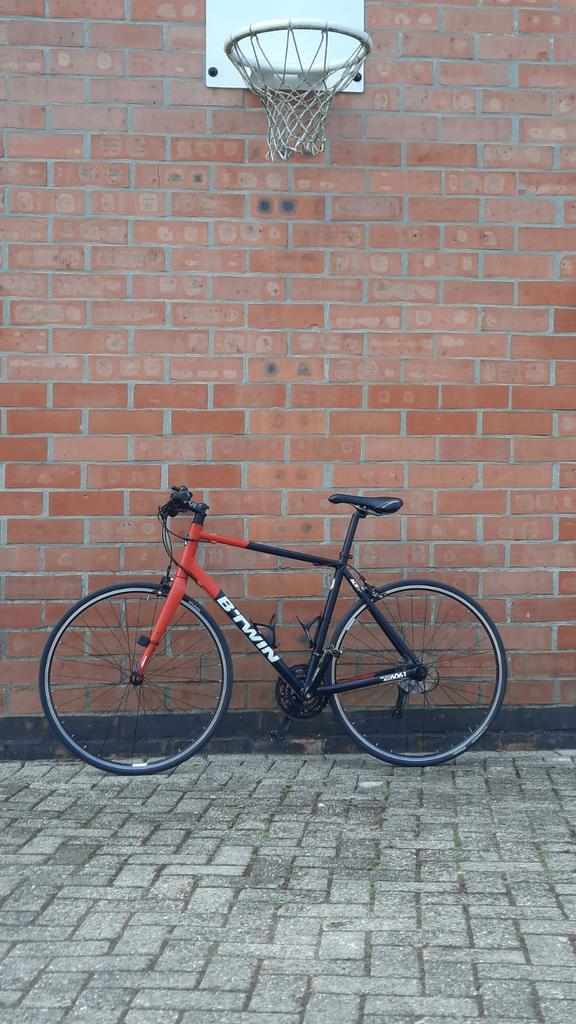 B-Twin Triban 520 koersfiets Aluminium  ,  frame; 54 cm, Autres marques, Aluminium, Comme neuf, Enlèvement