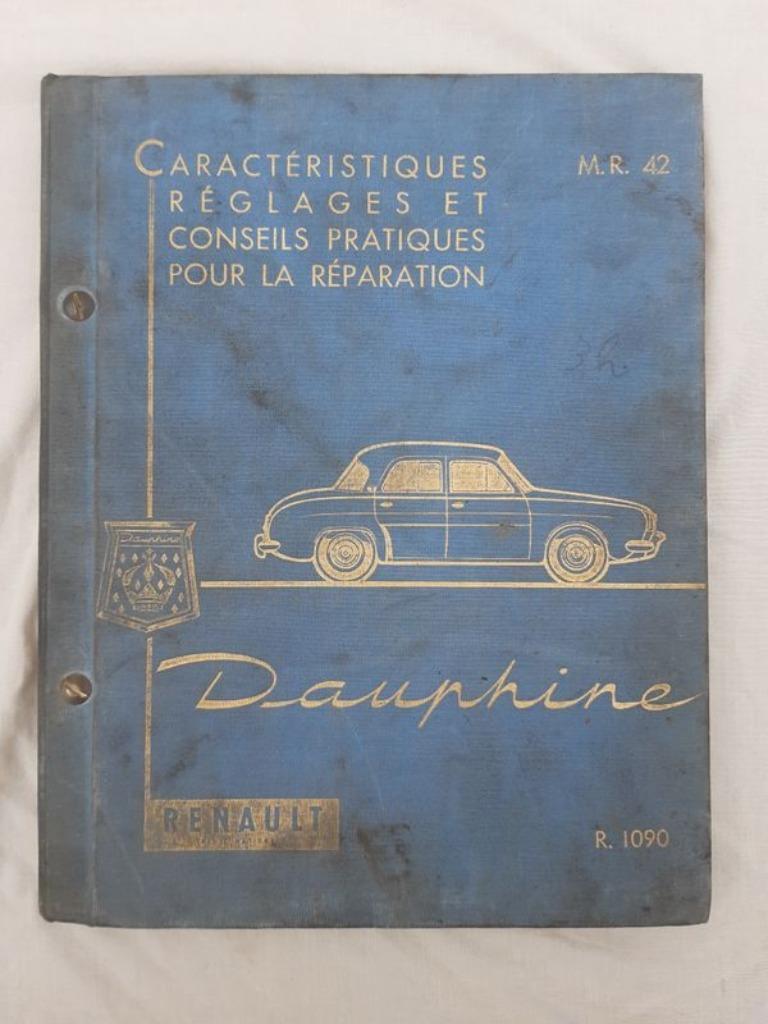 Cahier de travail Renault Dauphine, Enlèvement ou Envoi