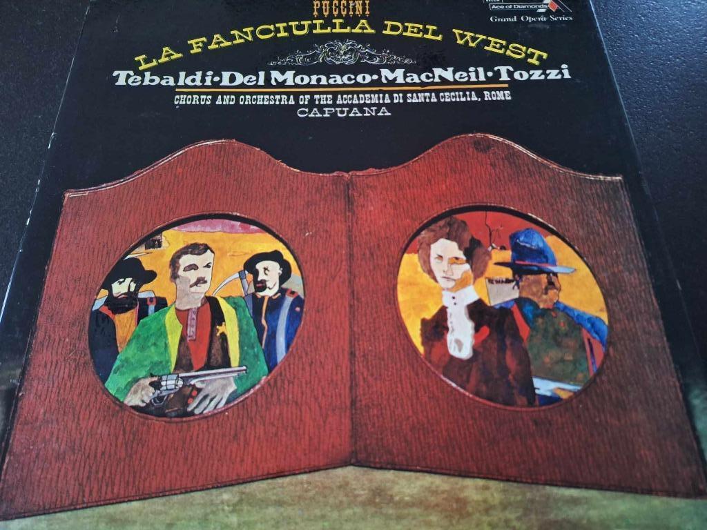 Puccini / Capuana - La Fanciulla Del West Box 3 x Lp's Vinyl, 12 pouces, Enlèvement ou Envoi, Utilisé, Romantique