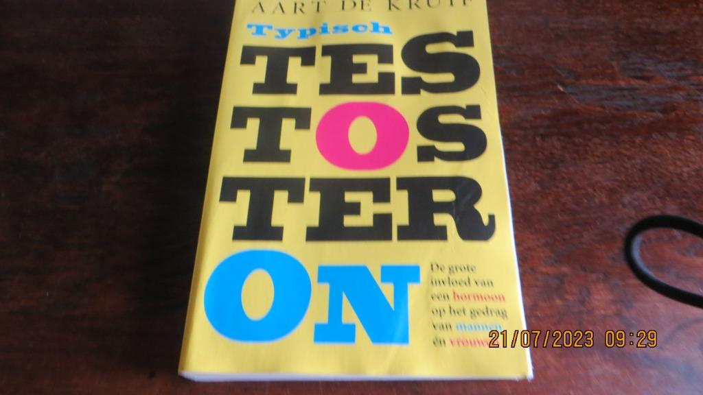 Typisch TESTOSTERON door Aart De Kruif uit 2012, Boeken, Ophalen of Verzenden, Zo goed als nieuw, Nederland, Aart De Kruif