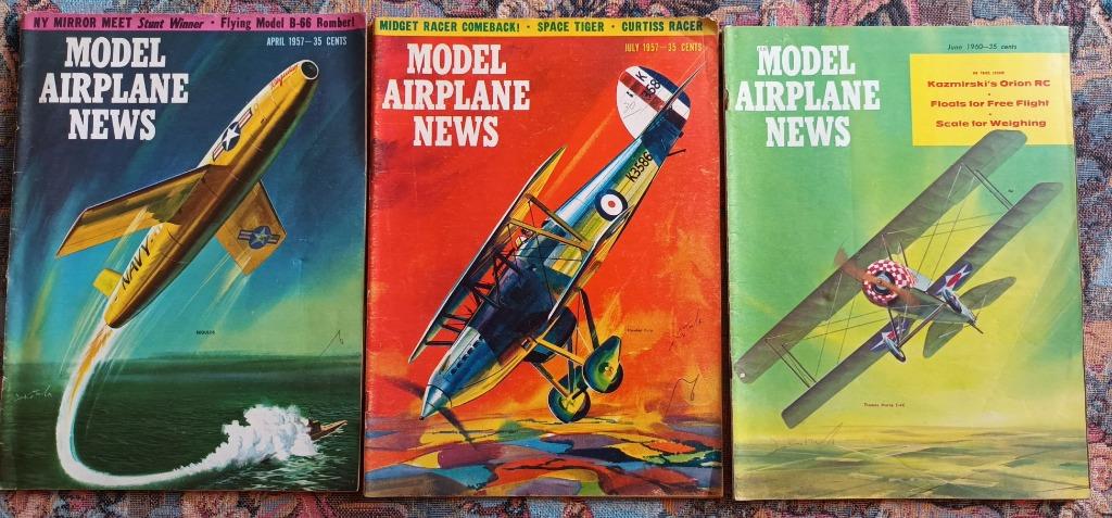 3 tijdschriften Modern Airplane news 1957 1960 Engelse, Ophalen of Verzenden