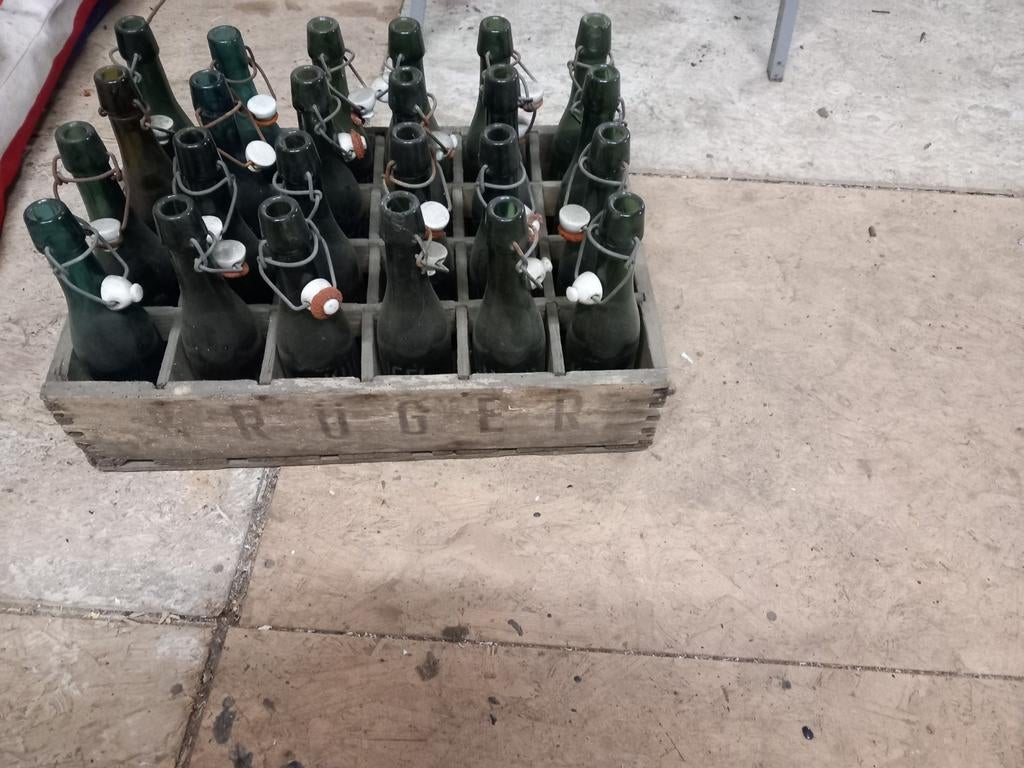 Houten bierbak, Ophalen