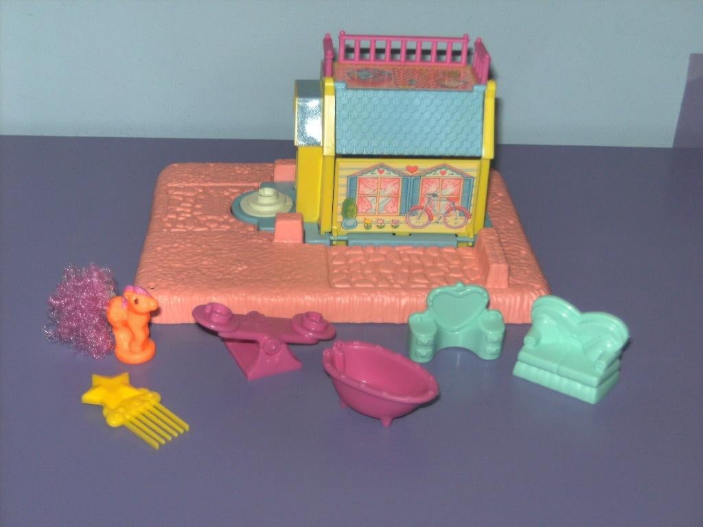 Klein vintage speelsetje van my little pony. (1990), Kinderen en Baby's, Ophalen of Verzenden, Gebruikt
