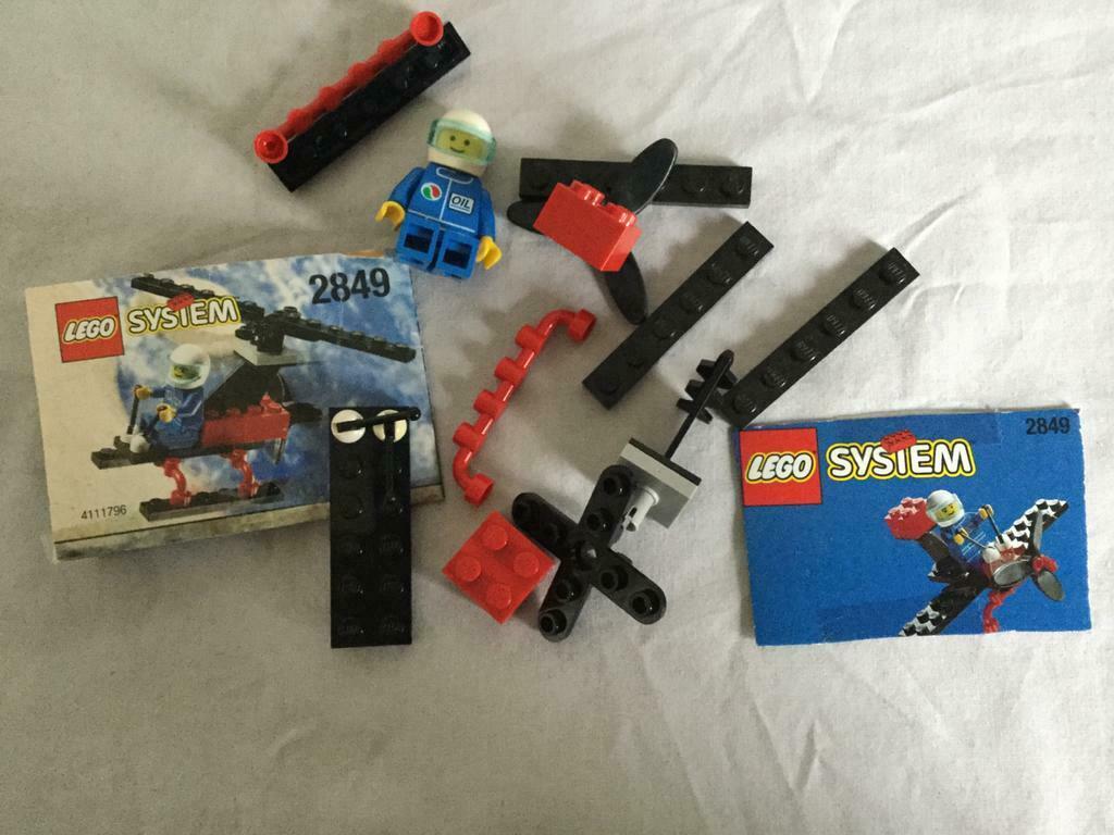 Lego System 2849 Gyrocopter met handleiding, Kinderen en Baby's, Speelgoed | Duplo en Lego, Ophalen of Verzenden, Zo goed als nieuw