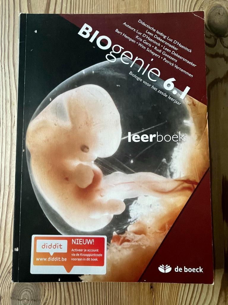Biogenie 6.1, Livres, Biologie, De Boeck, Enlèvement, Utilisé