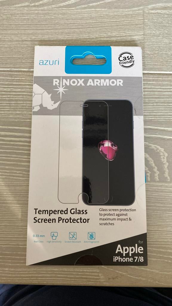 iPhone 7/8 Tempered Glass screen protector, Télécoms, Téléphonie mobile | Housses, Coques & Façades | Apple iPhone, Enlèvement