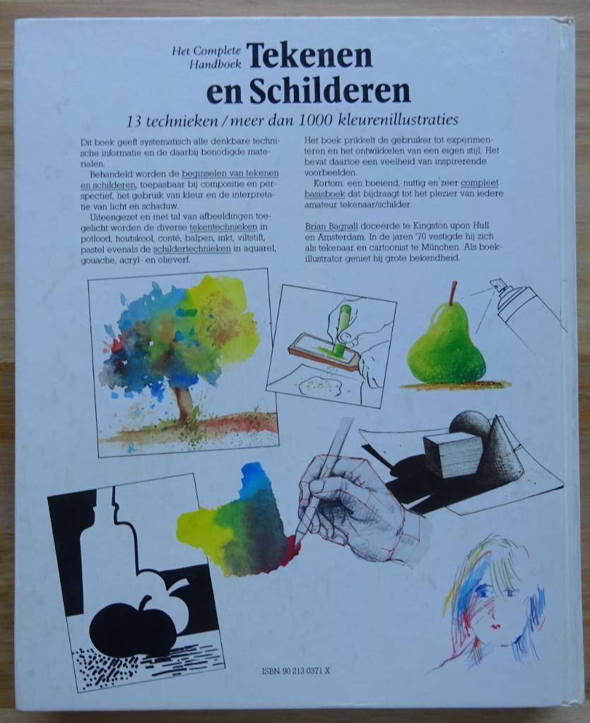 Tekenen en schilderen, het complete handboek 1987 Cantecleer, Hobby en Vrije tijd, Jules Demortier, Gebruikt, Jules.demortier@skynet.be