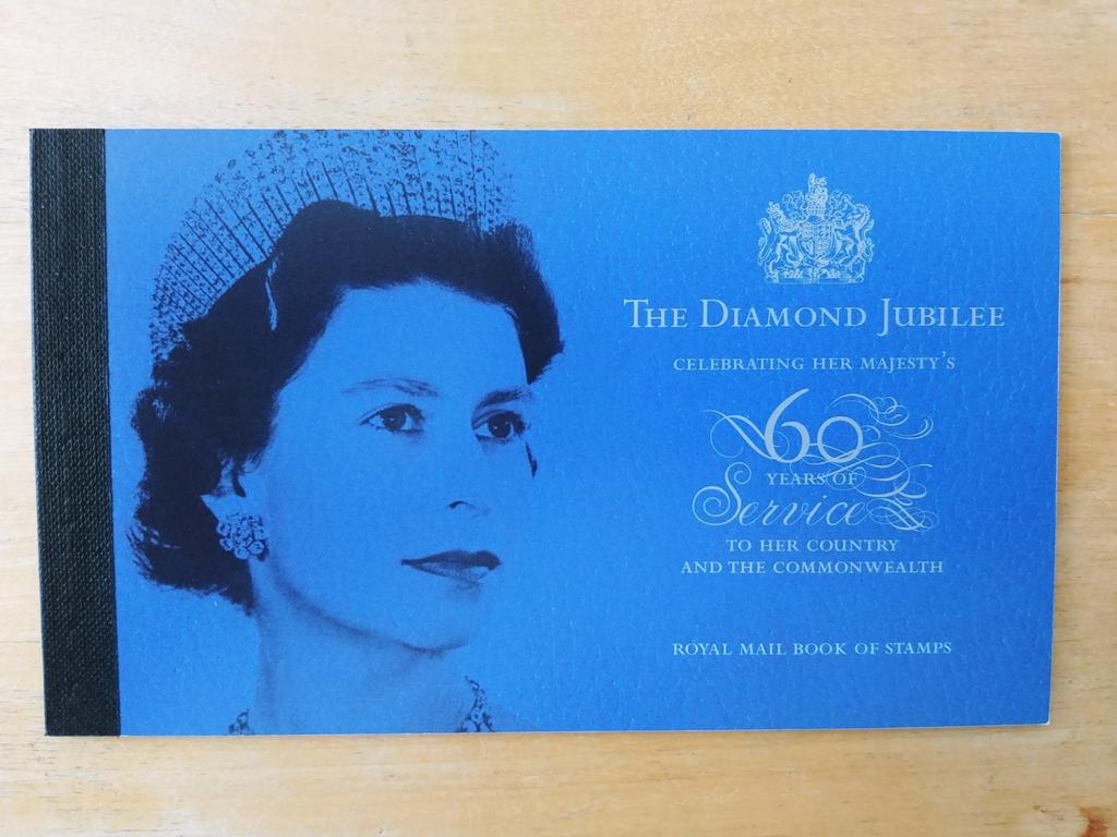 Timbre Grande-Bretagne Diamond Jubilee 60 years carnet, Enlèvement ou Envoi