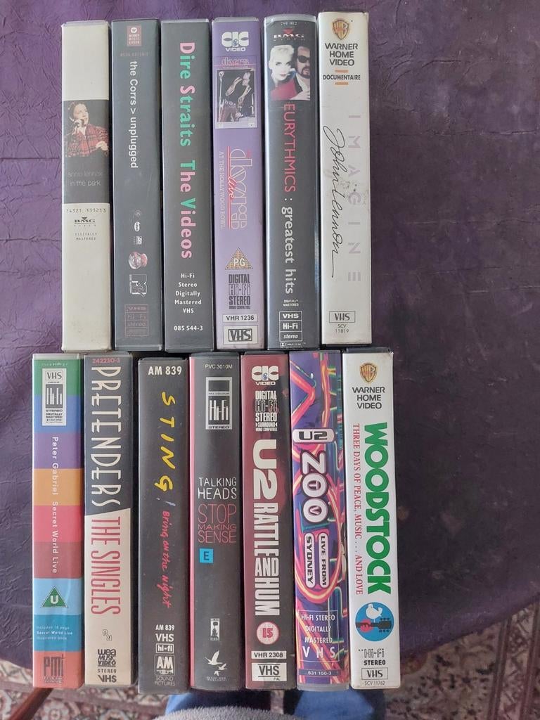 VHS - Muziekvideo's, Tous les âges, Enlèvement ou Envoi, Comme neuf, Musique et Concerts