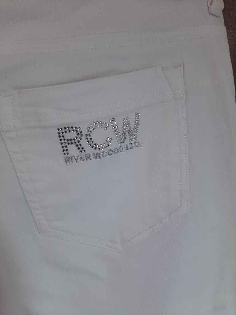 7/8ste broek RIVER WOODS mt40, Maat 38/40 (M), River Woods, Wit, Ophalen of Verzenden