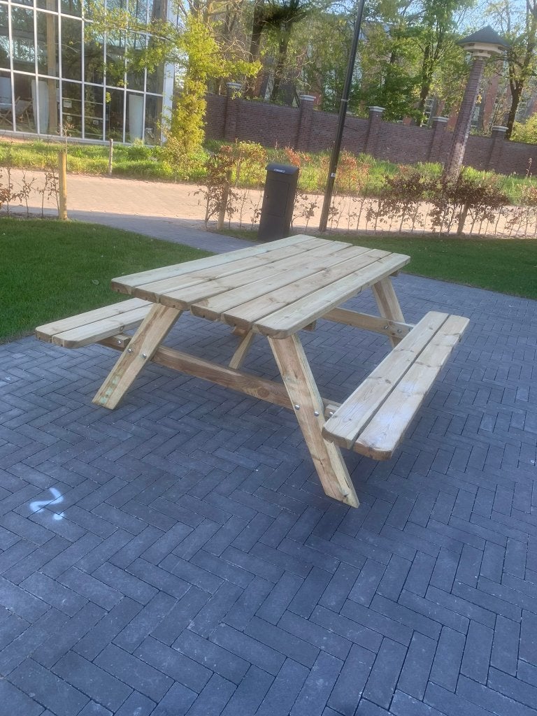 sterke geïmpregneerde picknicktafels, Tuin en Terras, Nieuw, Ophalen of Verzenden, Inklapbaar, Rechthoekig