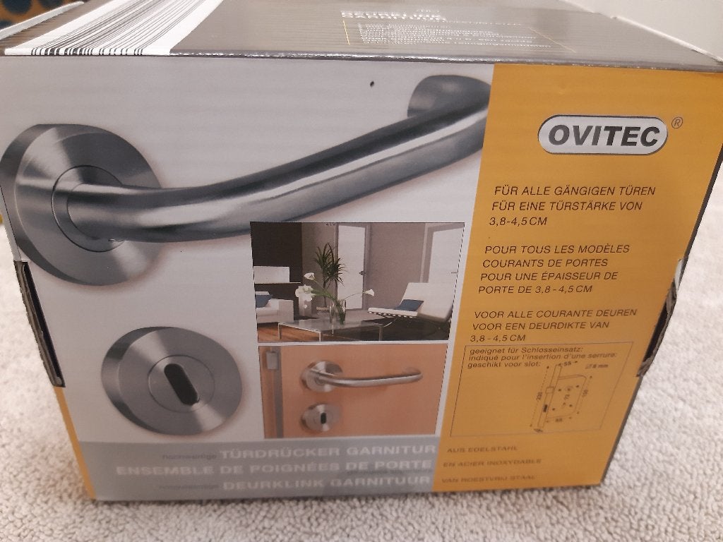Inox deurklinken, Doe-het-zelf en Bouw, Hang- en Sluitwerk, Ophalen, Nieuw, Inox, Klink of Kruk