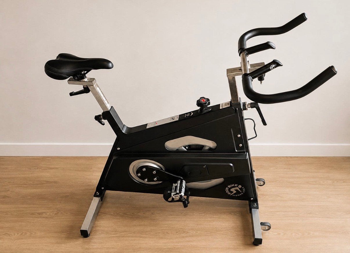 Vélo spinning My Body Bike - premium - noir, Sports & Fitness, Enlèvement, Comme neuf, Vélo de spinning