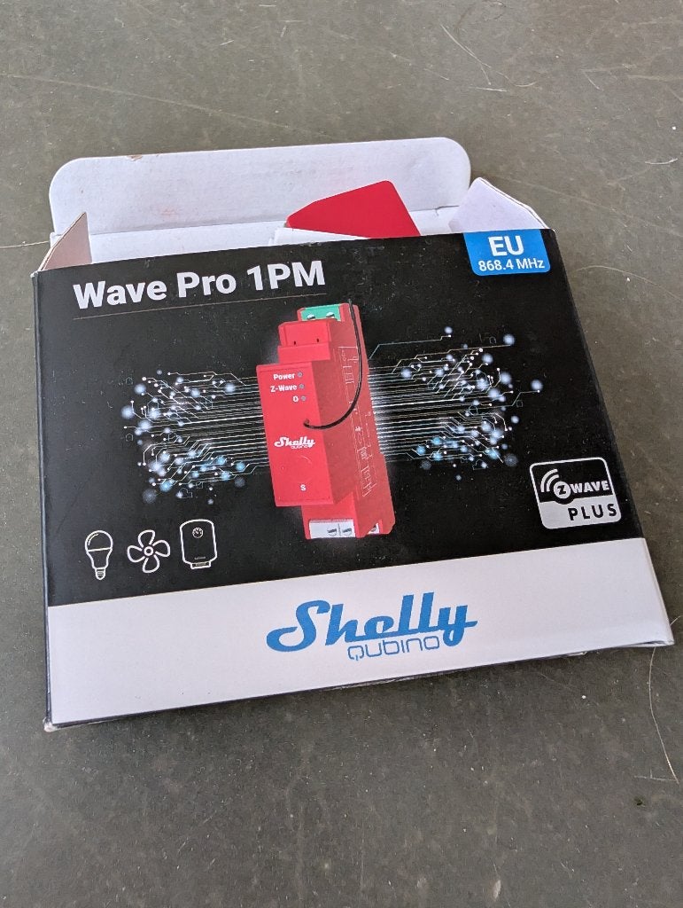 Shelly Qubino Wave Pro 1PM DIN-rail relais, Ophalen, Nieuw, Overige merken, Relais