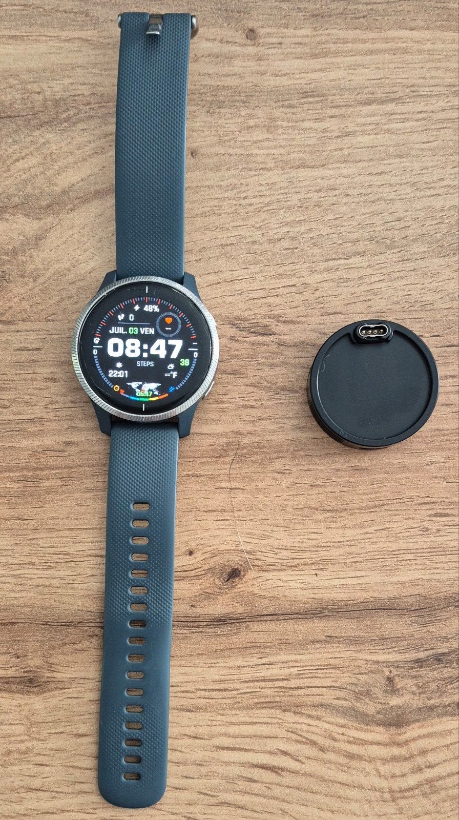 Montre garmin connectée Venus, Enlèvement