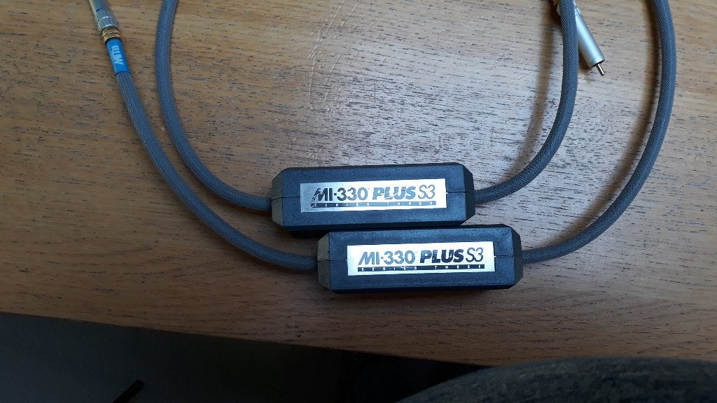 MIT MI-330 Plus S3 Hifi RCA-kabel 1 meter, Ophalen, Gebruikt, Minder dan 2 meter, Overige kabels