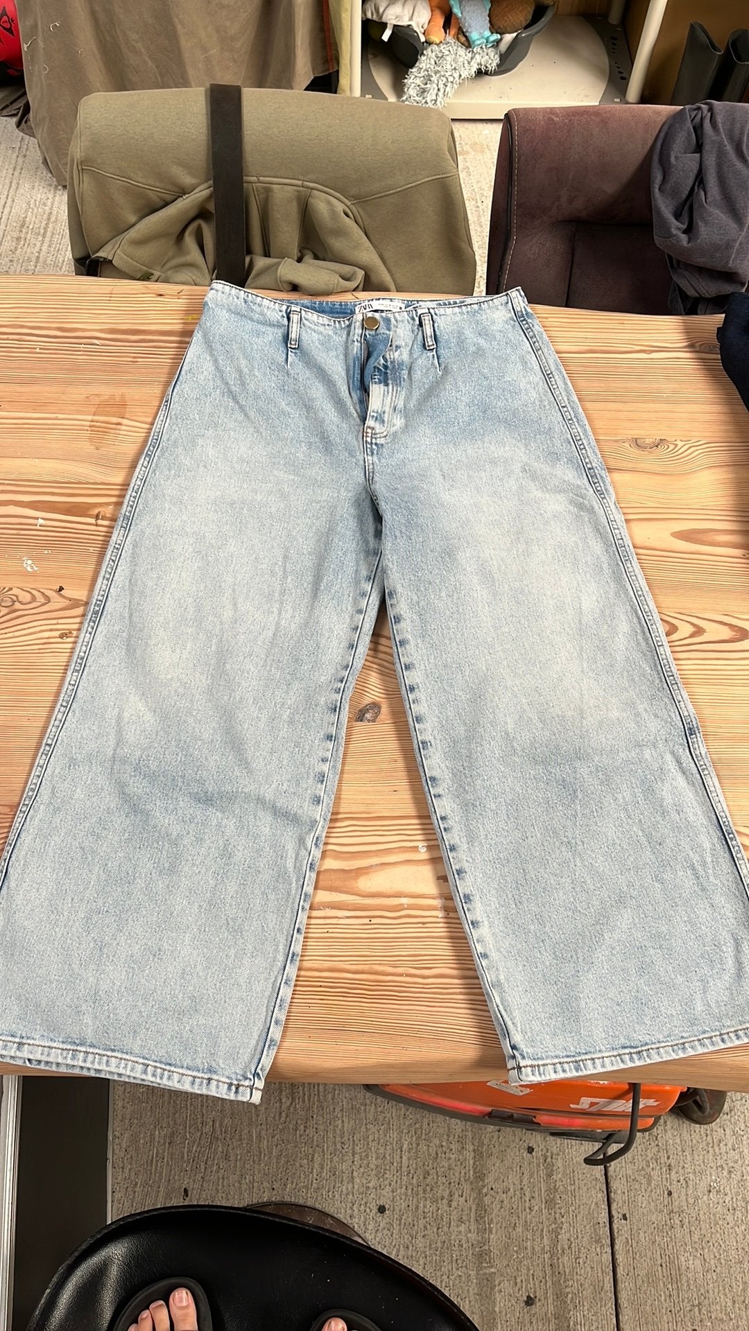 Zara broek, Kleding | Dames, Spijkerbroeken en Jeans, Ophalen of Verzenden, Nieuw, Blauw, W33 - W36 (confectie 42/44)