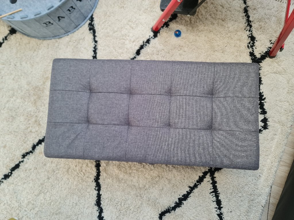 POUF GRIS, Enlèvement, Neuf, Gris, Pouf