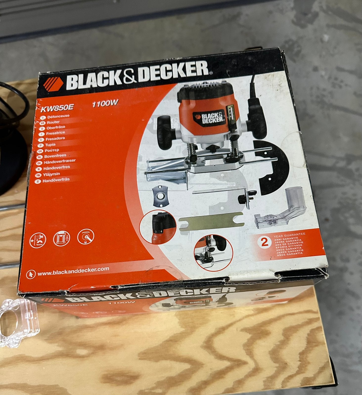 Defonceuse Black&Decker, Bricolage & Construction, Enlèvement, Comme neuf