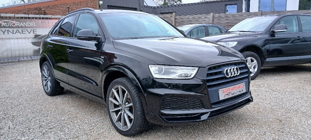Audi Q3 S-line 1.4TFSI 81000km 10/2017, Autos, Audi, Euro 6, Boîte manuelle, Noir, 5 portes