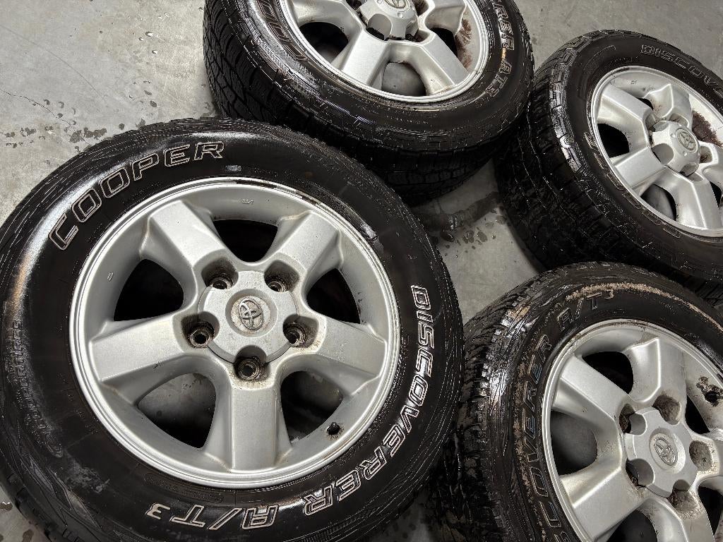 Originele Toyota Land Cruiser 100 Velgen, Auto-onderdelen, Ophalen, 18 inch, Gebruikt, 265 mm