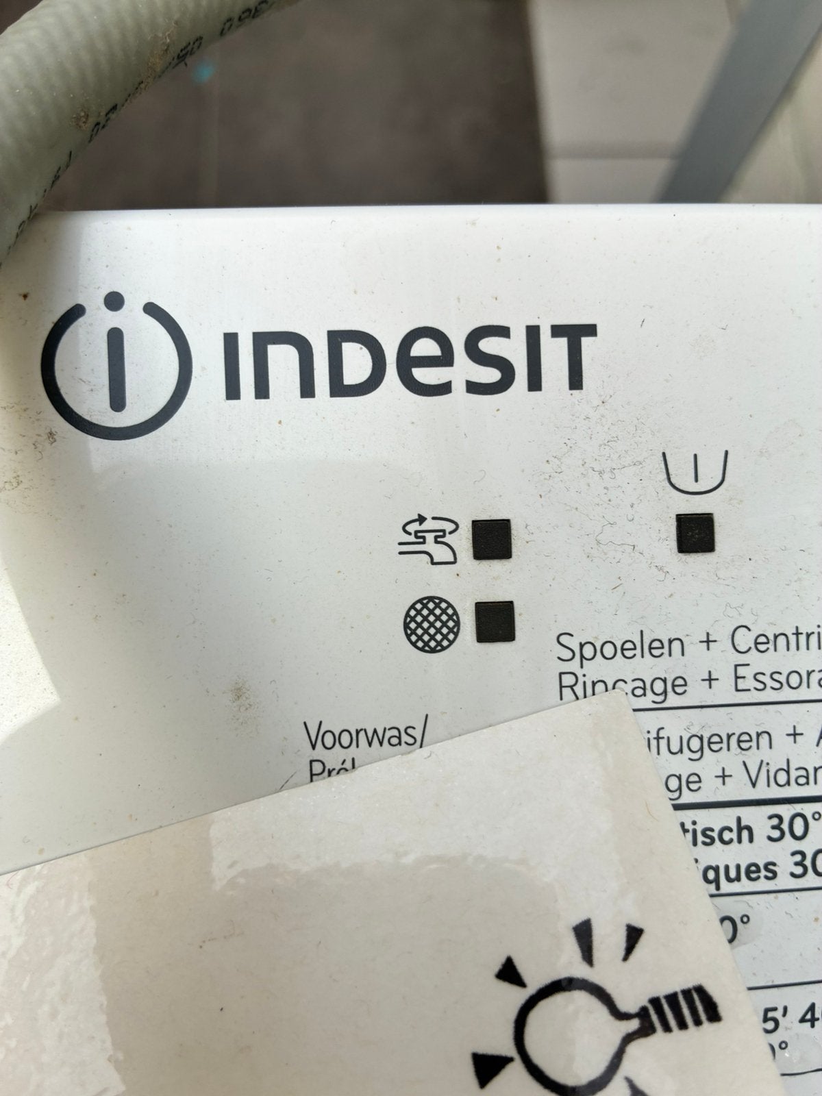 Machine à laver de marque Indesit, Enlèvement, Comme neuf, Élévateur