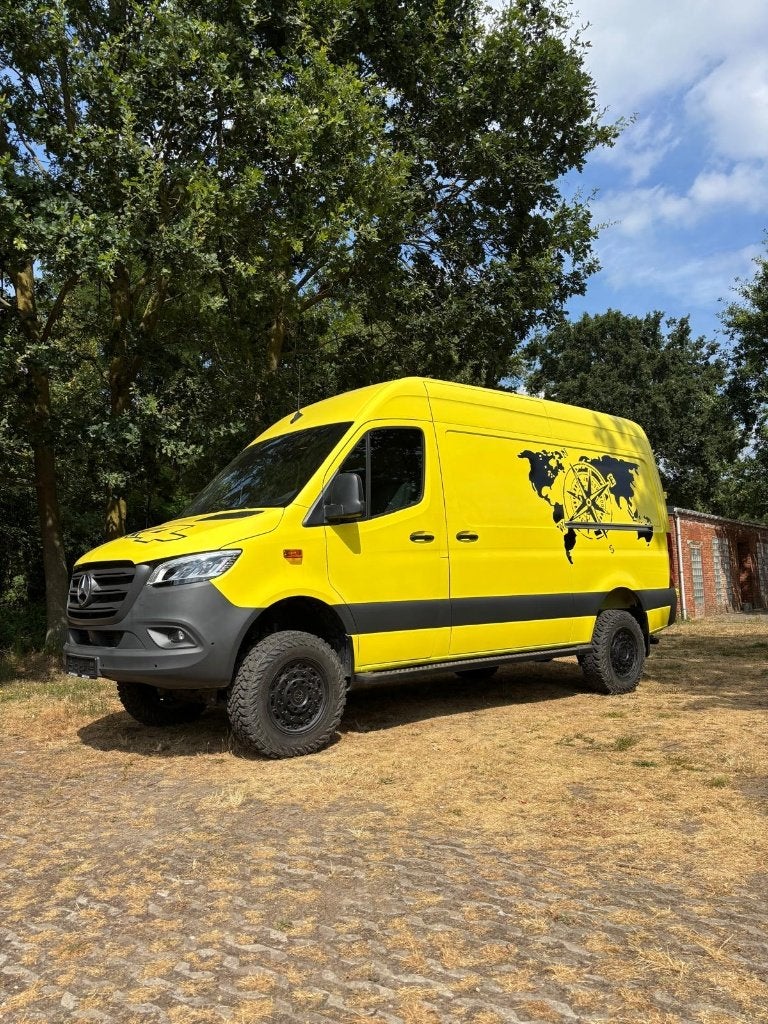 Sprinter 4x4 casco (47500+btw), Automaat, Buscamper of Camperbus, Mercedes-Benz, Bedrijf
