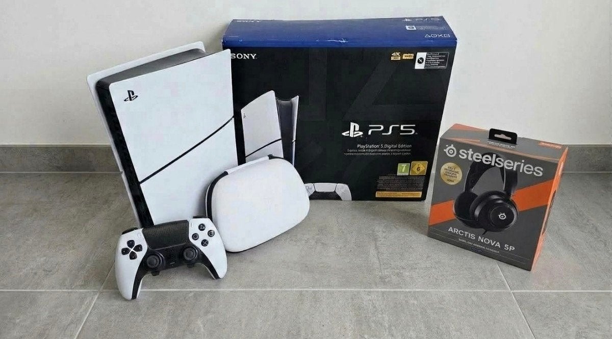 PS5+Dual Sens edge+ steelseries nova 5, Consoles de jeu & Jeux vidéo, Enlèvement, Neuf