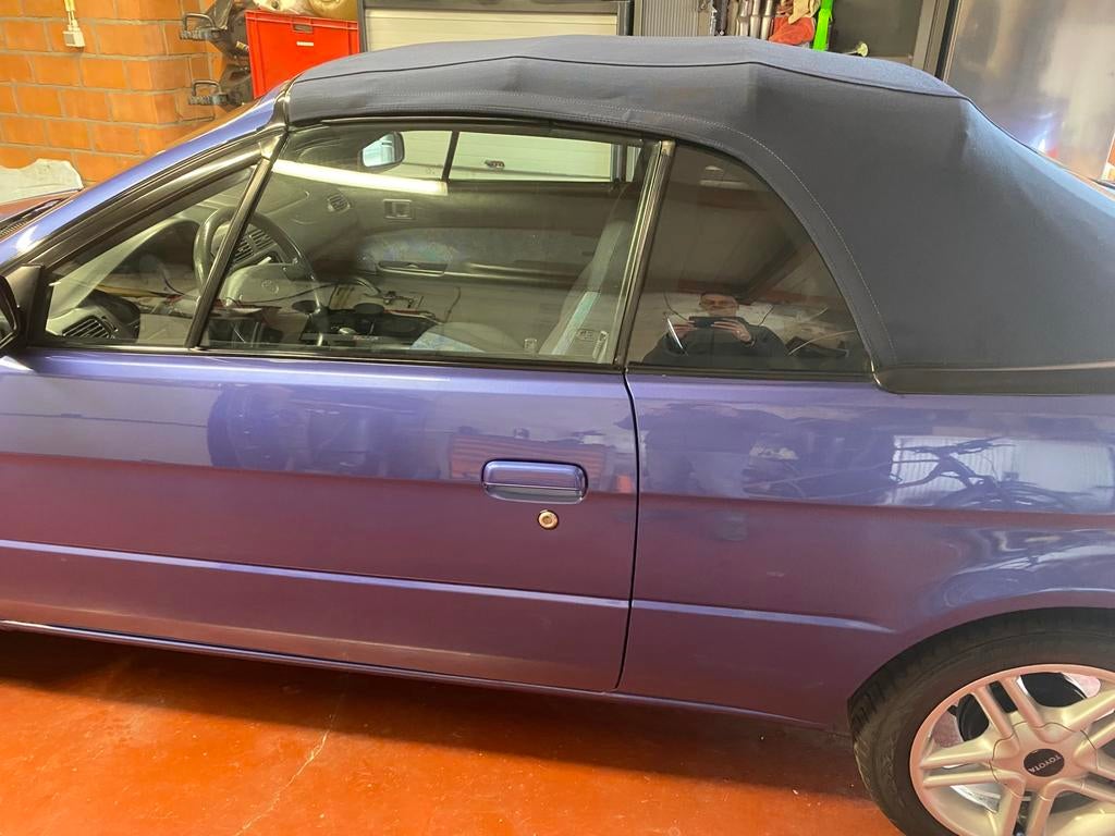 Te koop Toyota Paseo cabrio bj 1997, Auto's, Cabriolet, Particulier, 2 deurs, Onderhoudsboekje