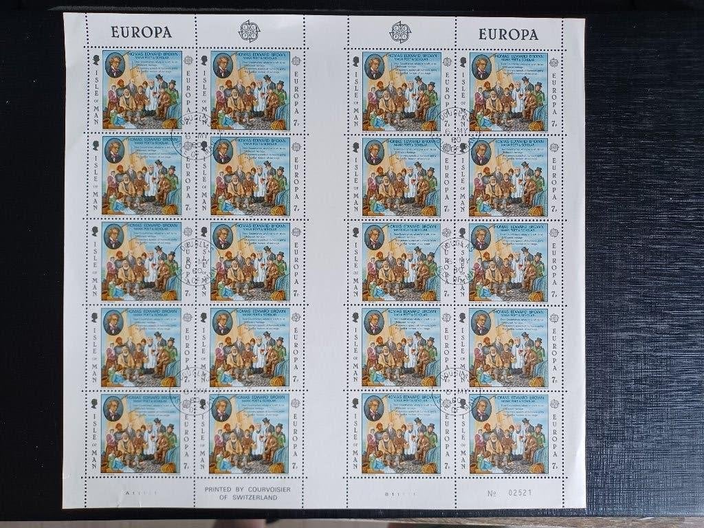 Timbres de l'île de Man, Enlèvement ou Envoi, Affranchi