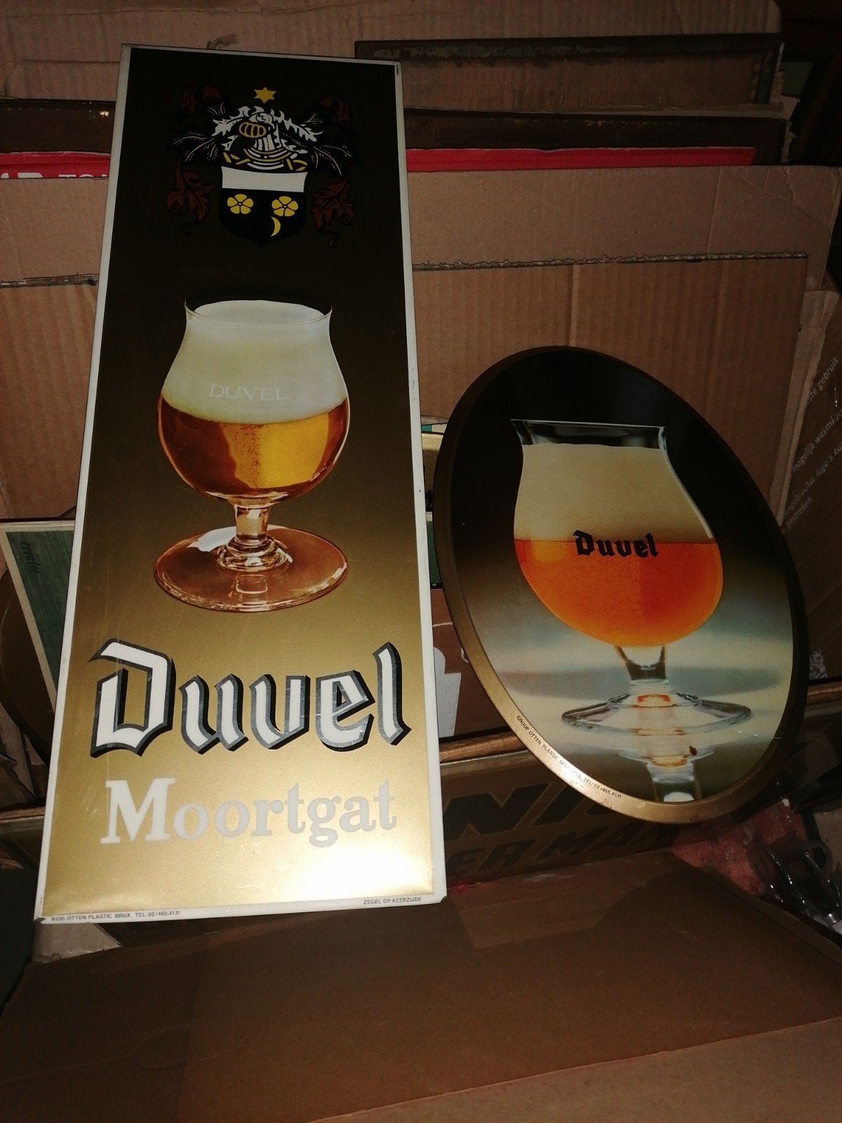 2 duvel borden, Verzamelen, Ophalen of Verzenden, Duvel