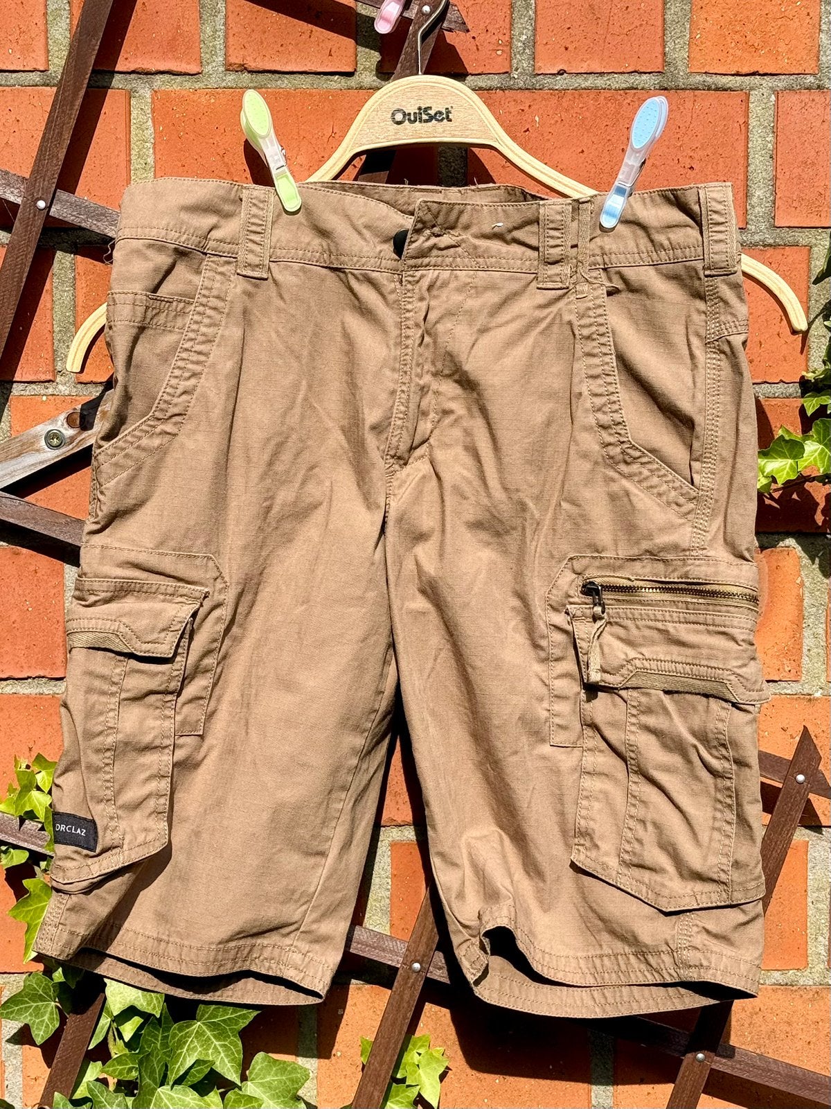 Short cargo beige pour homme - Décathlon, Vêtements | Hommes, Pantalons, Comme neuf, Taille 48/50 (M), Beige, Enlèvement ou Envoi