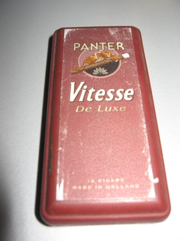 Oude luxe Panter „Vitesse” sigarendoos uit de jaren 60 en 70, Verzamelen, Ophalen of Verzenden, Gebruikt, Overige typen