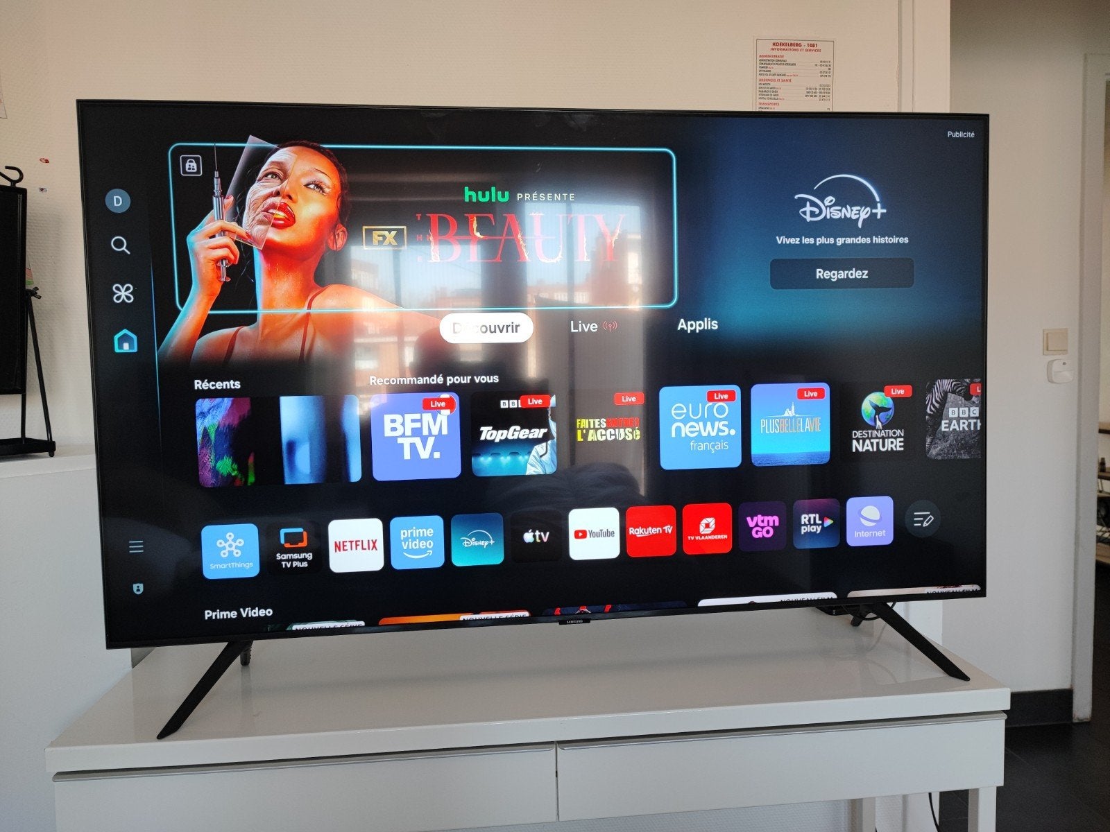 SMART TV SAMSUNG 55 POUCES 139 CM. WIFI, Audio, Tv en Foto, Televisies, Ophalen, Samsung, Smart TV