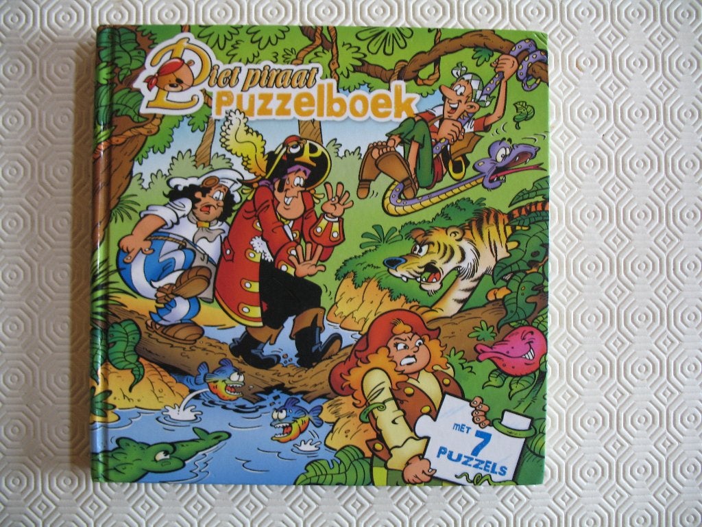 Piet piraat puzzelboek met 7 puzzels, Ophalen of Verzenden