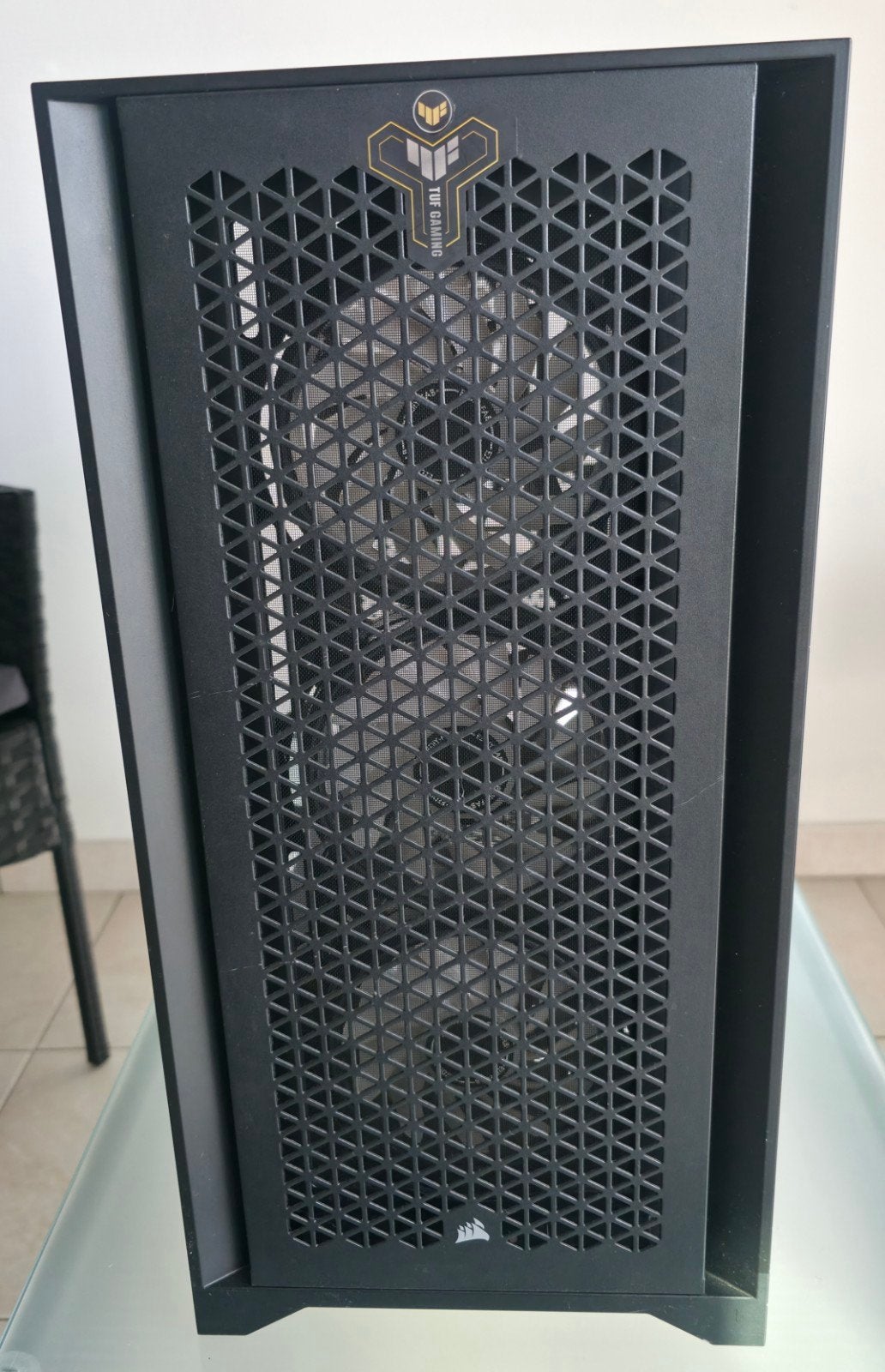 corsair 4000d mid-tower atx met met vier ARGB case fans, Computers en Software, Ophalen