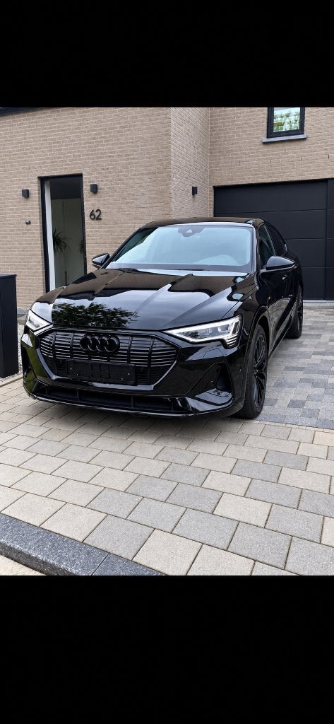 Audi Q8 Etron Sportback 55 / btw aftrekbaar/ Garantie, Autos, Cuir, Achat, Euro 6, Noir