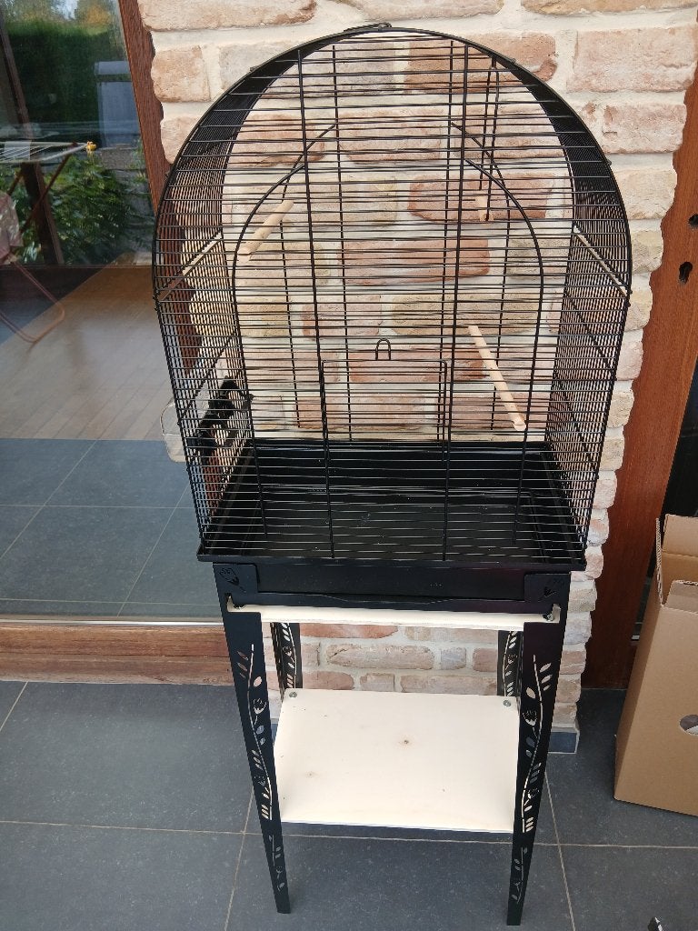 Cage avec pied,comme neuf, Animaux & Accessoires, Enlèvement, Comme neuf, Cage à oiseaux