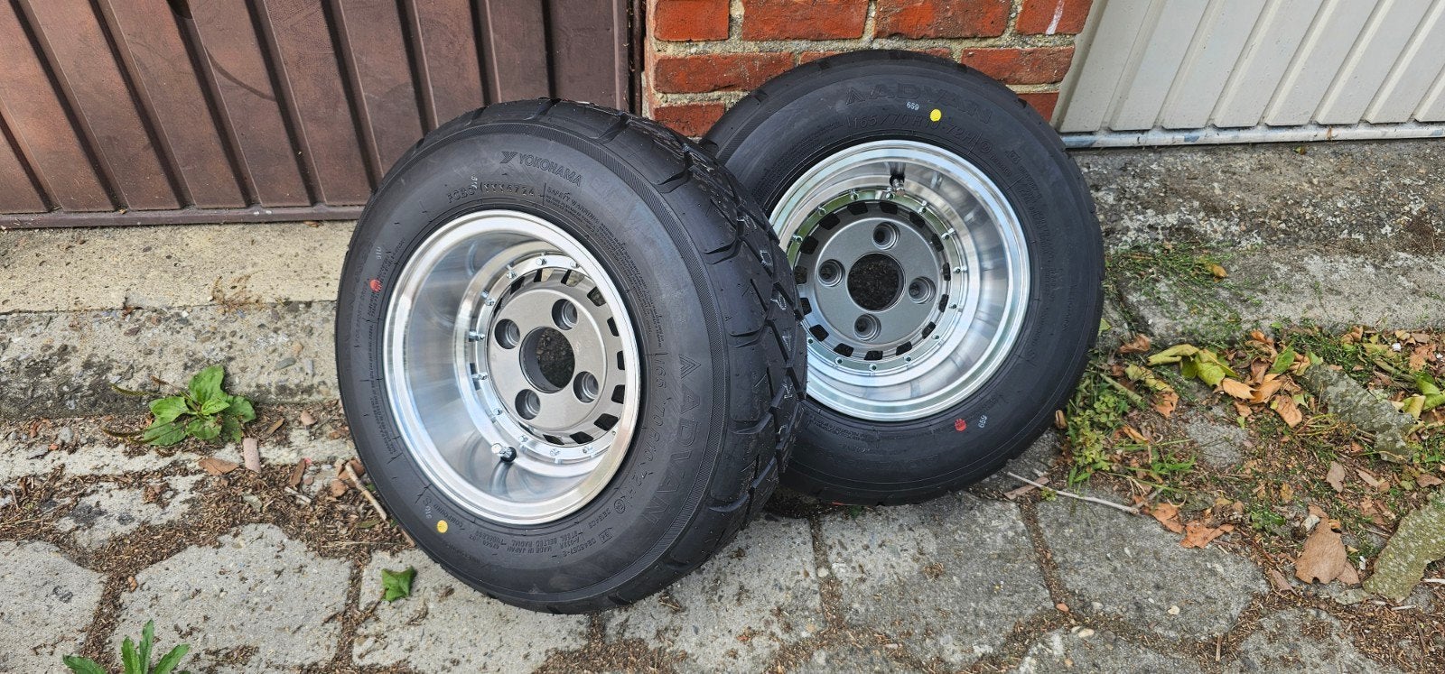 JBW OS4 10" velgen met Yokohama A032R banden, Auto-onderdelen, Banden en Velgen, Band(en), Ophalen