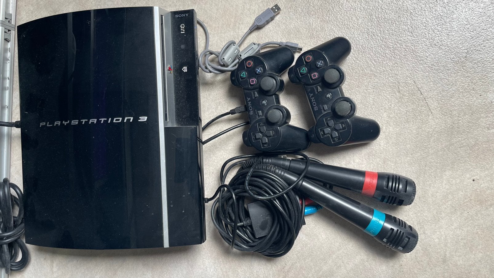 Playstation 3 met spelletjes en TV, Ophalen, Gebruikt