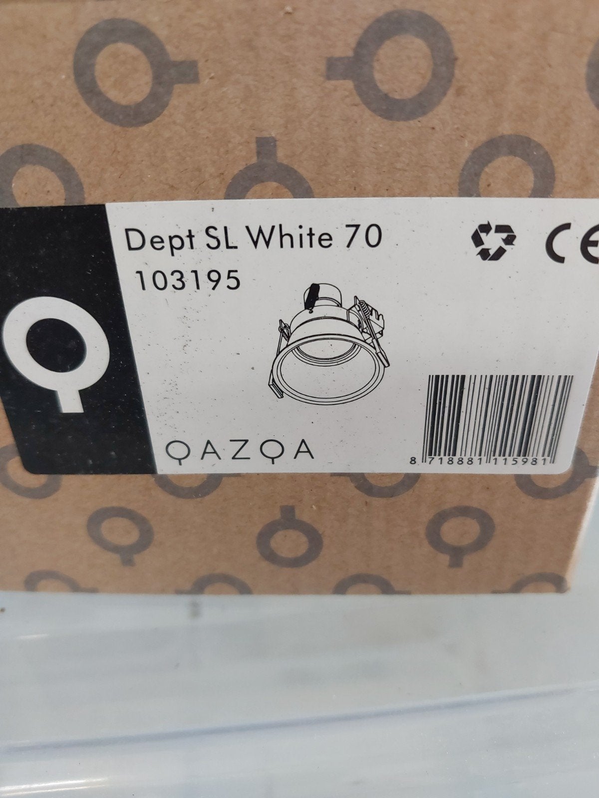 Inbouwspot Qazqa, Ophalen, Nieuw, Geschikt voor plafondmontage, Metaal