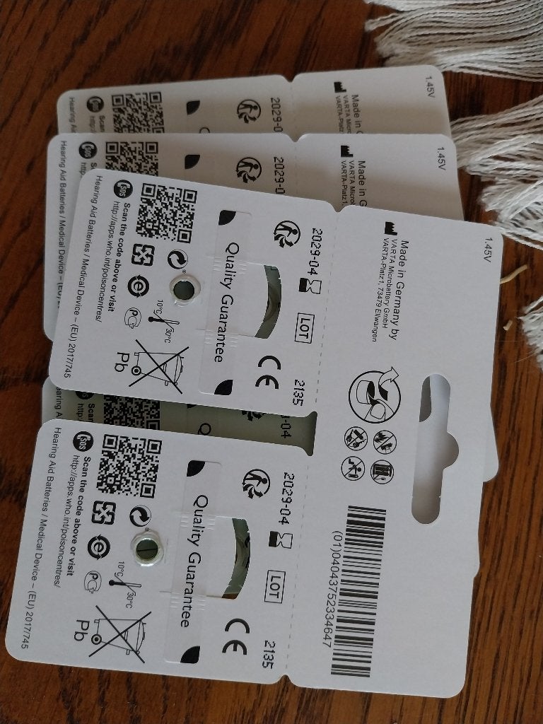 AudioNova gehoorbatterijen Type 10 – 48 stuks – Nieuw, Elektronische apparatuur, Persoonlijke Verzorgingsapparatuur, Ophalen of Verzenden