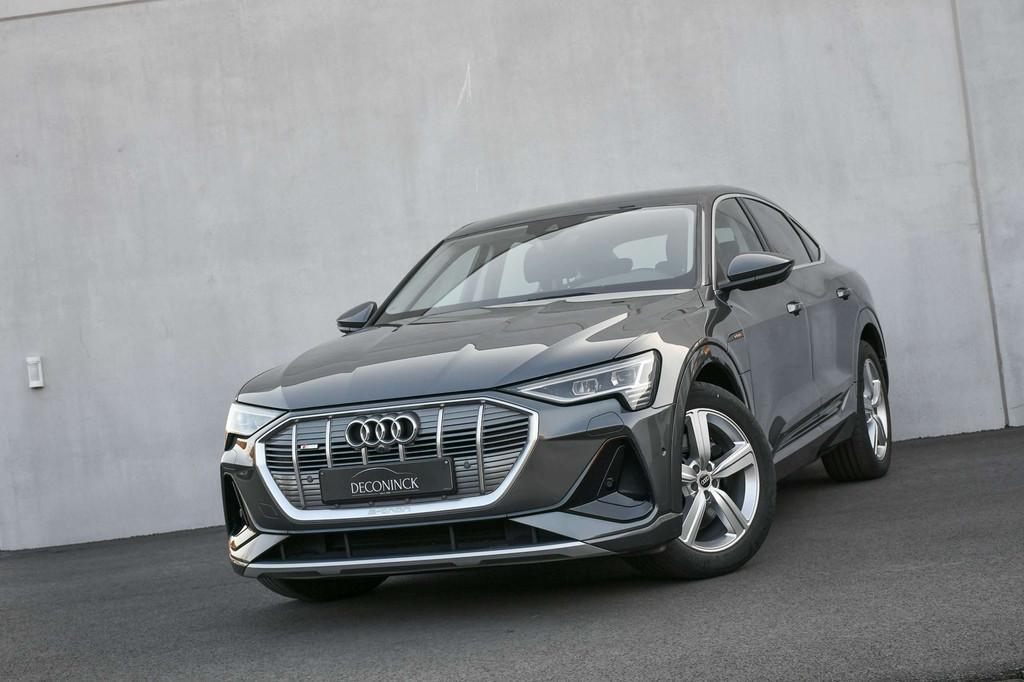 Audi e-tron *QUATTRO*SPORTBACK*S-LINE*MEMORY*360 CAM*LEDER*, Autos, Cuir, Argent ou Gris, Alarme, Euro 6