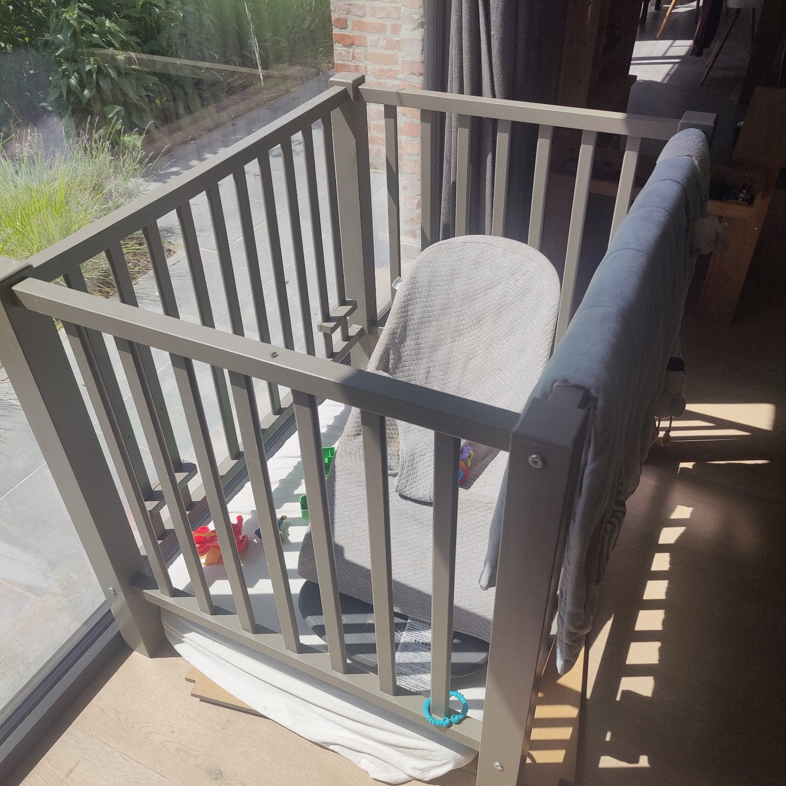 Babypark grijs met matras, Ophalen