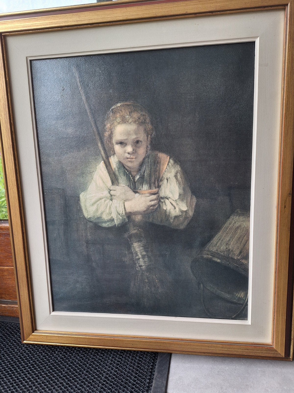 Reproduction œuvre de Rembrandt, Antiquités & Art, Enlèvement, Œuvre originale