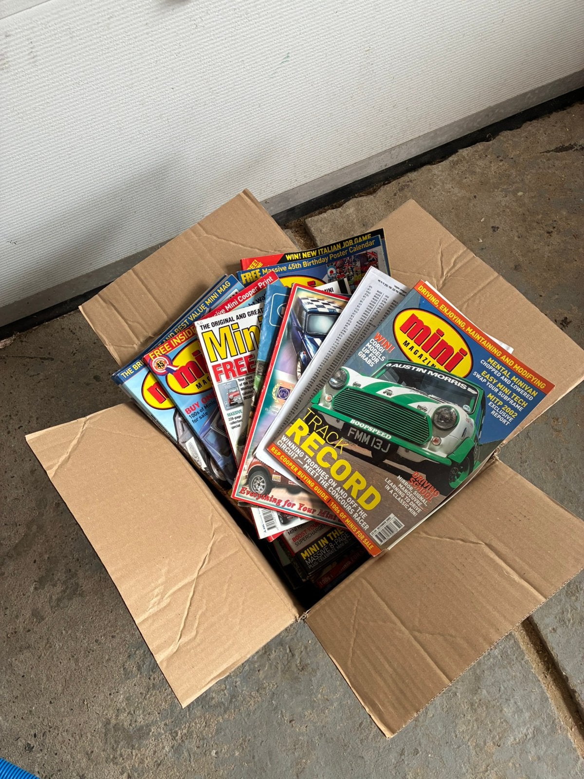 Doos met mini magazines, Ophalen, Gebruikt, Auto's