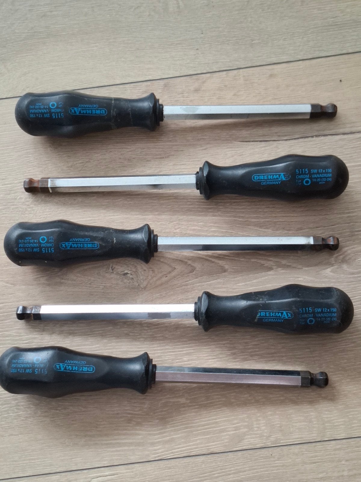 Set van 5 ingedrukte toetsen, Antiek en Kunst, Ophalen of Verzenden