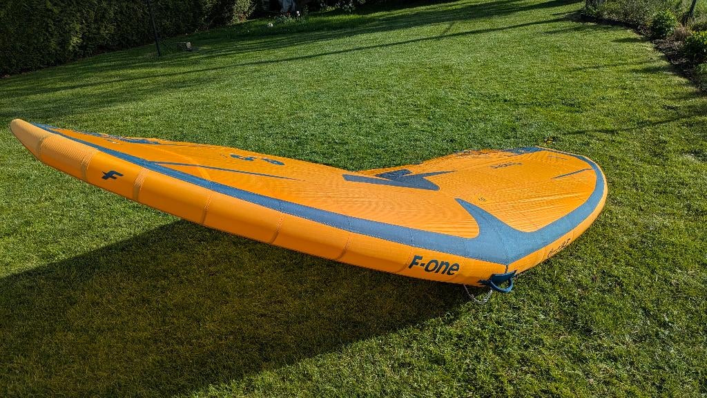 Vleugel F-one Strike CWC mango 6m2, Watersport en Boten, Ophalen, Zo goed als nieuw, Wingsurf-wing
