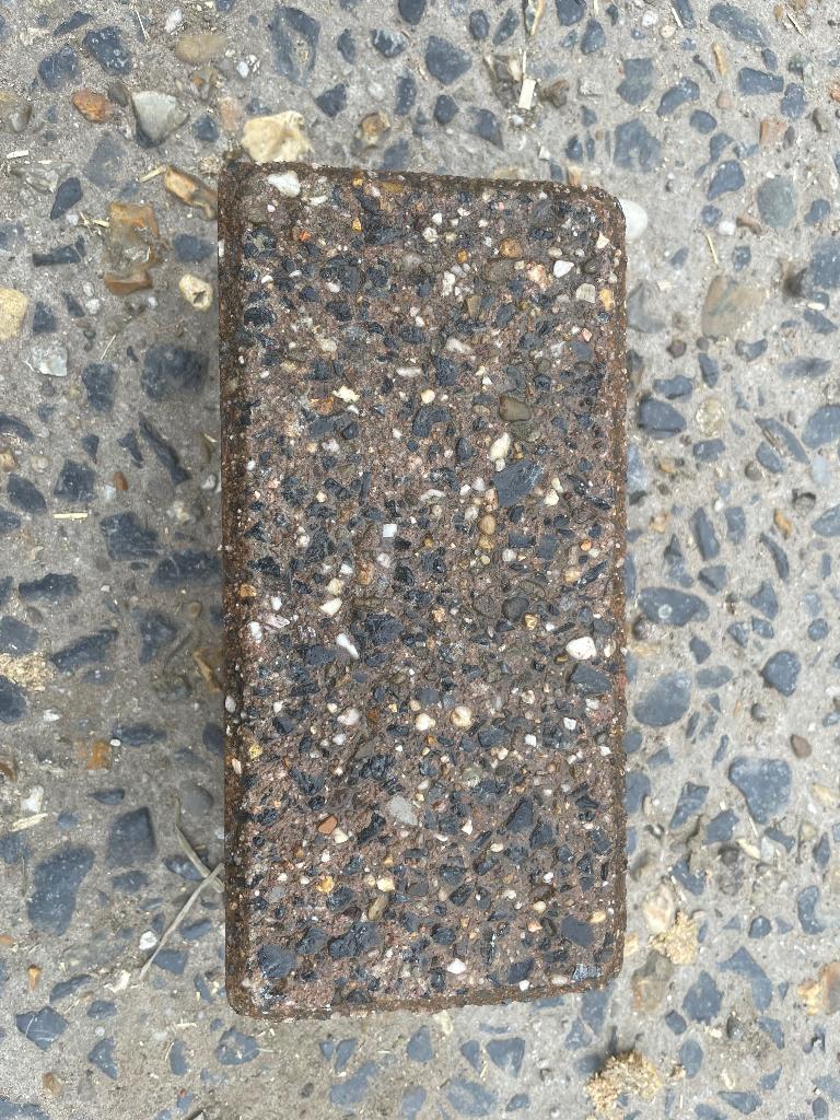 Grijze betonklinkers, Tuin en Terras, Ophalen, Klinkers, Zo goed als nieuw, 10 m² of meer